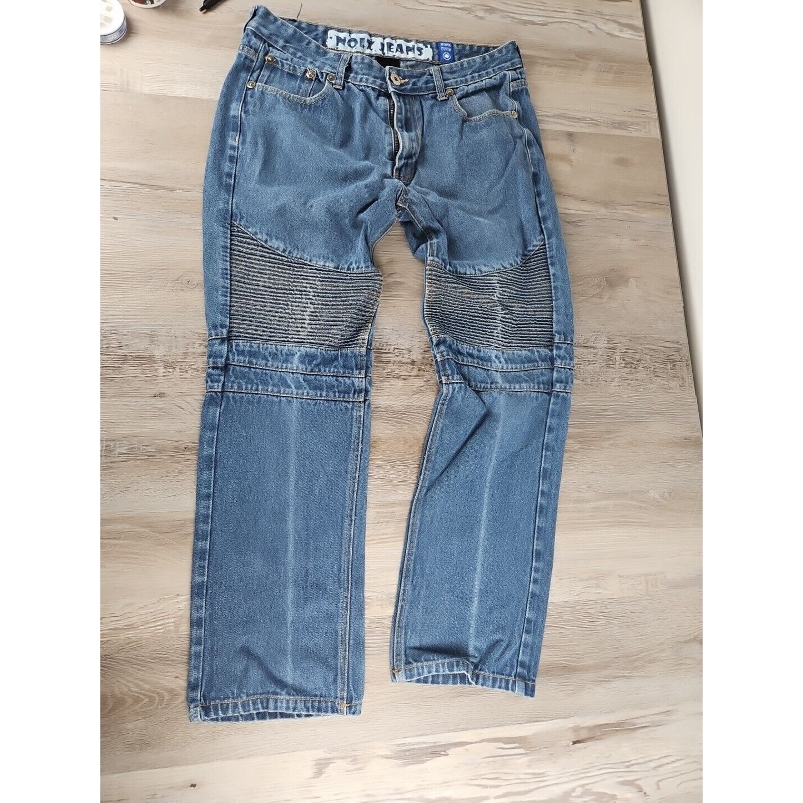 Vintage Men's Noiz Baggy Hip Hop Skater Washed Y2k 90s Jeans 38x34